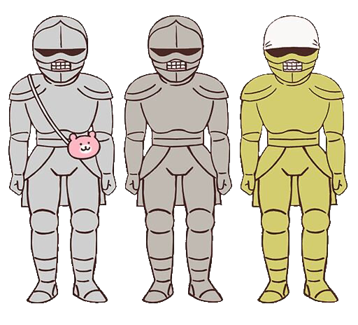 Yoroi (Humans) - Armored human characters